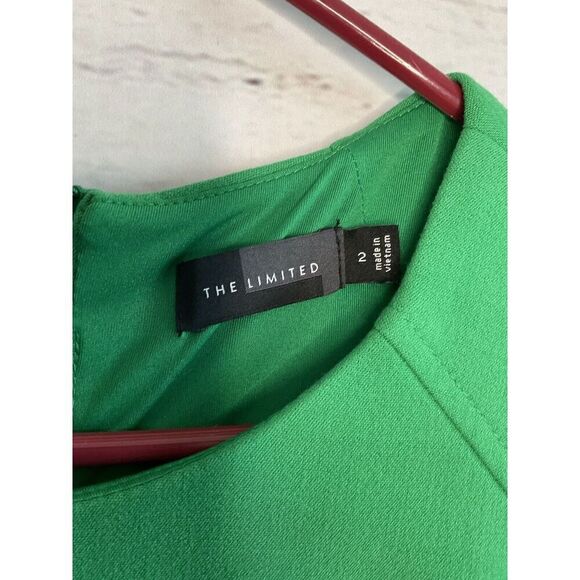 The‎ Limited Sleeveless Green Skater Dress Size 2 - Picture 4 of 8